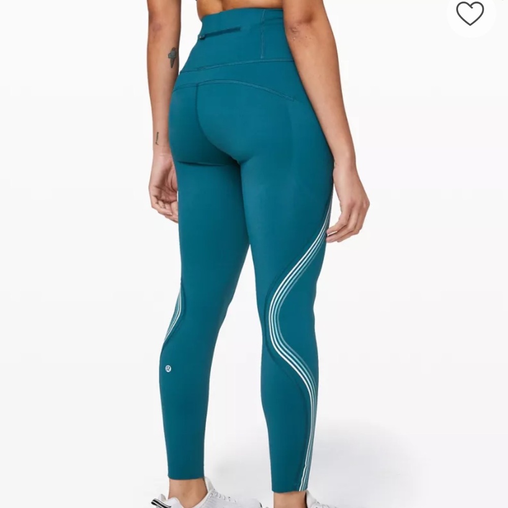Lululemon Speed Light Tight 32” Teal Color Used Condition